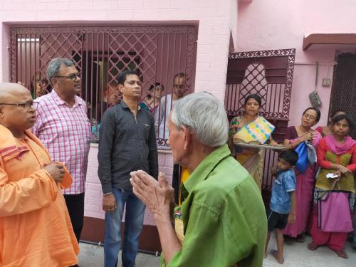 Cloth Distribution Work at Self help Project Centre